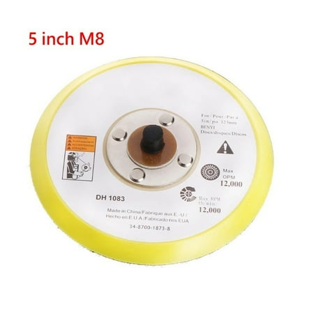 

2/3/5 inch Polishing Sanding Disc Backing Pad Hook And Loop For Pneumatic Sander