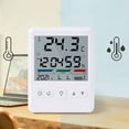 thumbnail image 1 of Qiopertar Clearance Home Decor Indoor Hygrometer With Alarm Clock And Date Display Thermometers Digital Temperature Hygrometer With Large Screen,Suitable For Office,Bedroom And Greenhouse, 1 of 6
