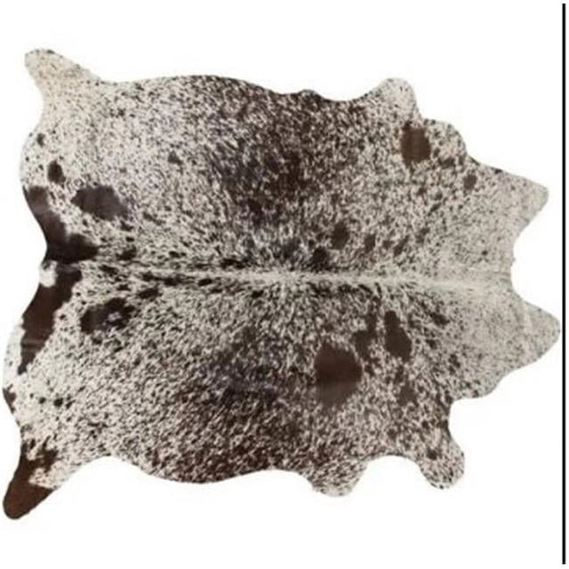 Natural 676685045904 5 x 7 ft. Kobe Cowhide Rug - Salt & Pepper White & Chocolate