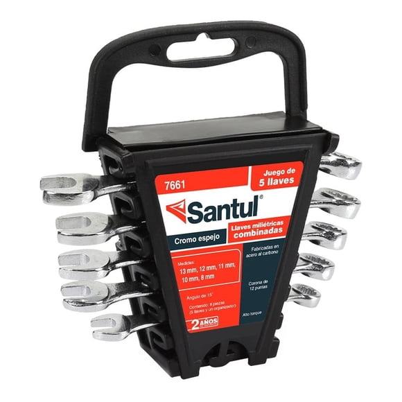 Juego de Llaves Milimétricas Santul 5 Piezas 7661
