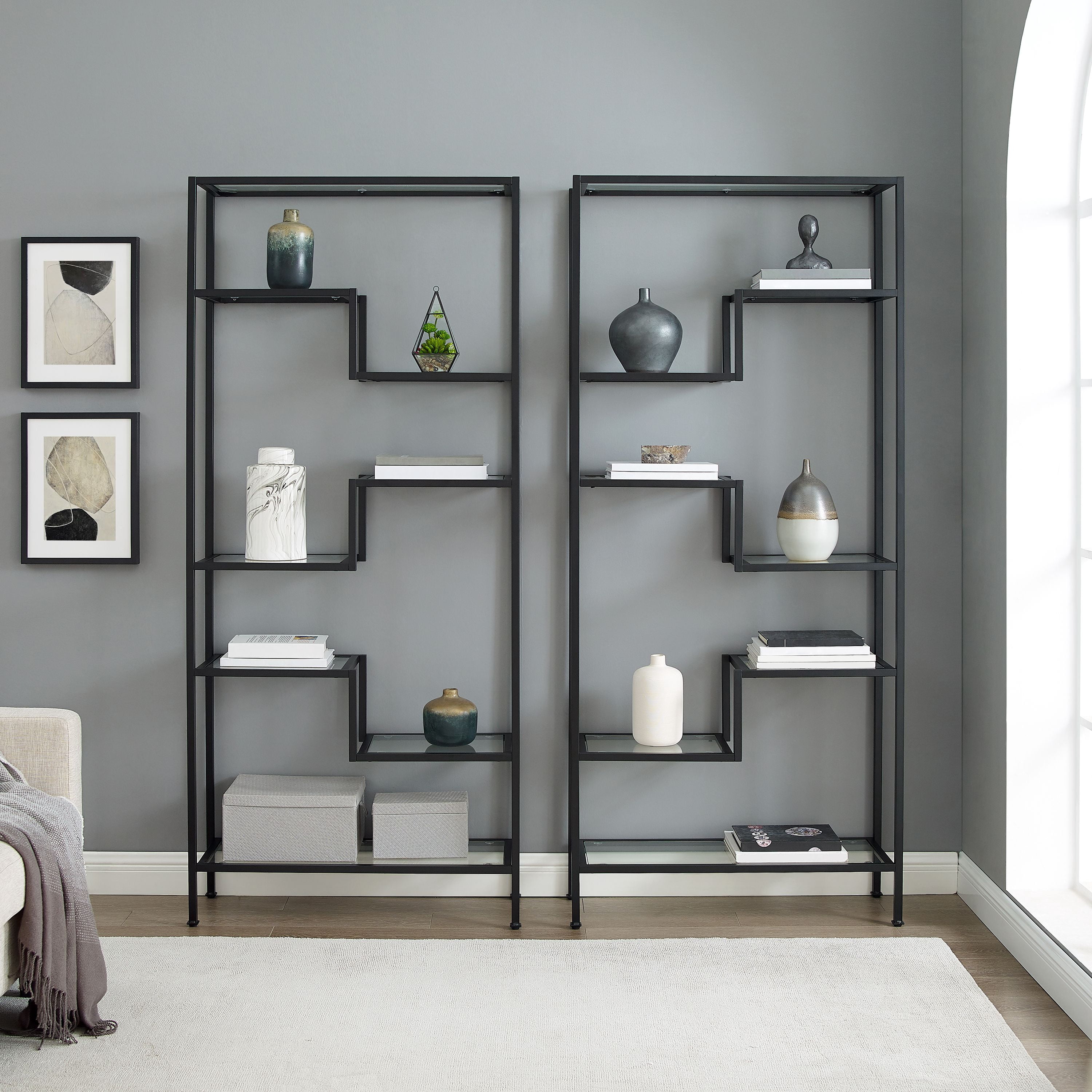 Crosley Furniture Sloane 2Pc Etagere Set