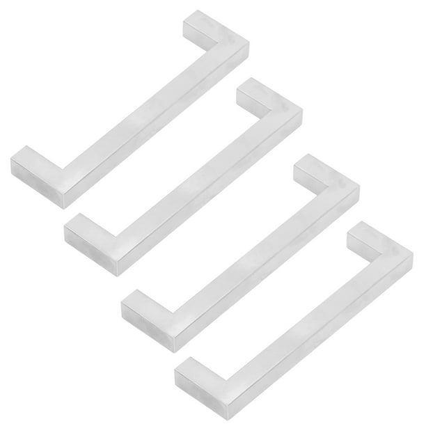 Juego de 4 Tiradores de Armario ANGGREK Acero Inoxidable 201 para Puertas de Muebles