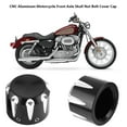 thumbnail image 4 of Front Axle Cover , Nut Cover Front Axle 2pcs Front Axle Nut Cover Black Front  Durability Front Axle Skull Cover  For Man For Car, 4 of 8
