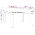 thumbnail image 4 of vidaXL Garden Footstool with Cushion Black and Grey Poly Rattan, 4 of 4