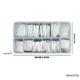 thumbnail image 3 of Aellinatey 504x Duck Nail Tips Clear Nail Tips Curved Nail Tips Press on Nails Tips, 3 of 15