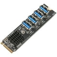 thumbnail image 4 of Tarjeta de expansión para PC Ie, expansión M.2 a PCIe Tarjeta gráfica para PC Ie Puerto PCIe Rendimiento de primera categoría, 4 of 12