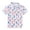 White, variant on MUXiin Toddler Boy Tops 4t Button Down Floral Print Short Sleeve Short Sleeve Dress Shirt Cute Kids Summer Casual Beach Hawaiian Shirts