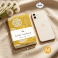 thumbnail image 5 of ipoul A6 Notebook, Pocket Journal, Small, Lay Flat, Hardcover, 4x6, Lined & Sketchbook, Cute, Writing Journal for Women, Yellow, 5 of 7
