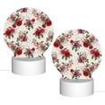 thumbnail image 2 of Pofeuu Rose Flowers Print LED Christmas Night Light Lamp Base Gift DIY 3D Clear Acrylic Blank Engrave Sheets for Room Cafe Bar Birthday Party Decoration, 2 of 9