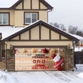 thumbnail image 6 of hirigin Christmas Background Cloth, Outdoor Garage Door Tapestry Cloth Holiday Party Hanging Decoration, 6 of 7