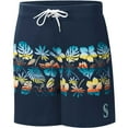 thumbnail image 2 of Men's G-III Sports by Carl Banks  Navy Seattle Mariners Breeze Volley Swim Shorts, 2 of 3