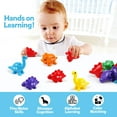 thumbnail image 5 of Juguetes De Dinosaurios Para Contar Letras A Juego Con Alfabeto Abc De Doble Cara Aprendizaje Preescolar Mayúsculas Minúsculas Clasificación Sensorial Juegos De Juguetes Educativos Montessori Para Niñ, 5 of 5