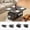 Charcoal Oak-2 Open shelves, variant on Manxile Lift Top Coffee Table with 2 drawers, 4 in 1 Multi-Function Wooden Convertible Center Table with Storage for Living Room