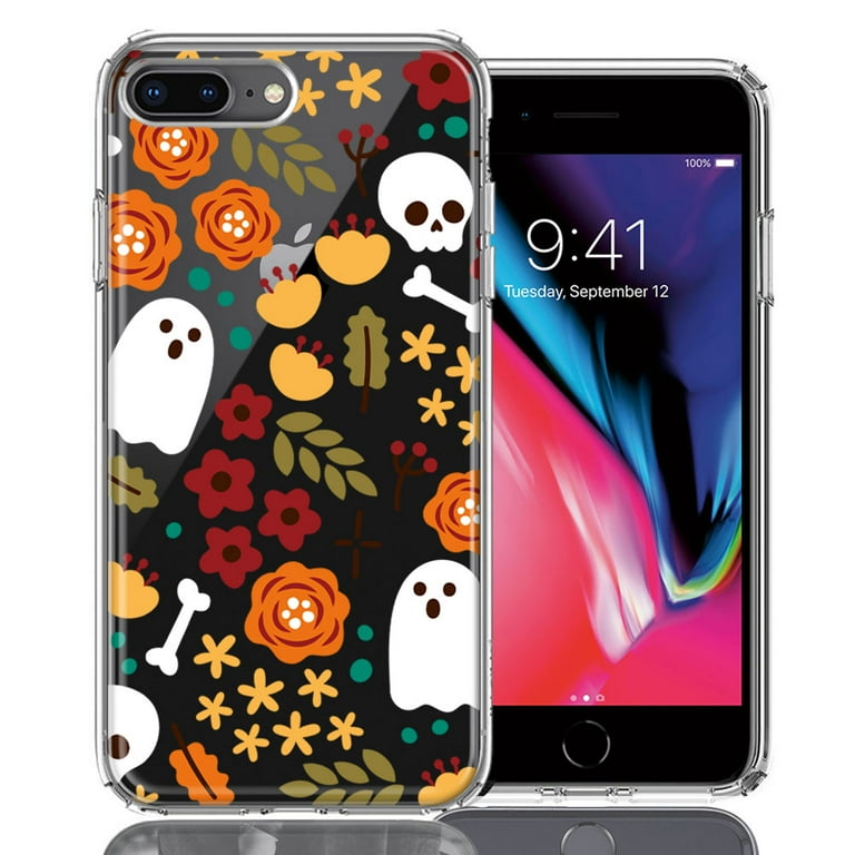 MUNDAZE Apple iPhone 7/8 Plus Spooky Season Fall Autumn Flowers