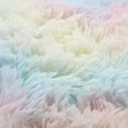 thumbnail image 2 of Rainbow Colorful Rugs, Plush Non-Slip Fluffy Mat For Kids Bedroom, Super Soft Heat Insulating Absorbent Area Rug With Hypoallergenic Material, Easy To Vacuum Non-Toxic Rug For Living Room Dorm, 2 of 6