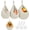 White, variant on Boho Wall Hanging Fruit Baskets for Kitchen 3 Pack Woven Produce Holder with 6 Pcs Strong Hooks Vegetable Hanging Basket for Organizing Teardrop Home Wall Potato Onion Storage, Caramel