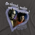 thumbnail image 2 of Beetlejuice Valentine Make My Millennium Unisex Adult Long-Sleeve T Shirt, Charcoal, Medium, 2 of 3