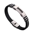 thumbnail image 2 of Openpig Clearance Negative Bracelet, Men's Titanium Steel Bracelet，The Wristband Emits Negative Body's Energy Channels To Circulation., 2 of 2