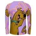 thumbnail image 3 of Happy Scooby Doo Men's Long Sleeve T Shirt 3D Printed Fashion Tee Shirts Top Soft Comfortable Daily Shirt, 3 of 6