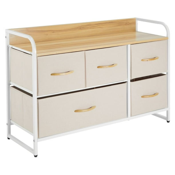 Find cash drawer walmart manufacturers from china. mdesign wide dresser storage chest 5 fabric drawers