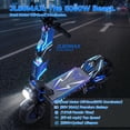 thumbnail image 3 of JUNLING Electric Scooter for Adults - 6000W Dual Motor, 40 Mph Top Speed, 52 Miles Max Range, 60V/30AH Battery, 12" Off-Road E-Scooter, 3 of 11