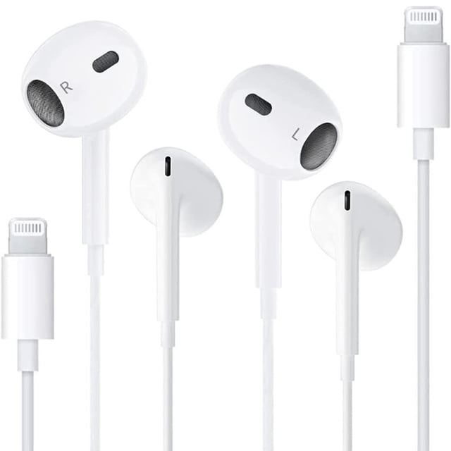 Auriculares SKYCABLE con certificación Apple MFi para iPhone con micrófono, 2 unidades