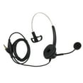 thumbnail image 3 of Business Headset, Adjustable Volume Single Ear Customer Service Headphone Lightweight 3.5mm With Mic For Home, 3 of 8