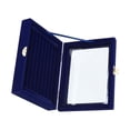 thumbnail image 1 of Portable Women Jewelry Display Box Large Capacity Organizing Organizer Ring Earrings Home Jewelries Case Holder Containers Blue, 1 of 8