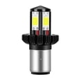 thumbnail image 1 of koolsoo H4 / ​​BA20D Motorcycle Headlight Bulbs LED Lamps, Extremely Bright Fog Beam, 1 of 6