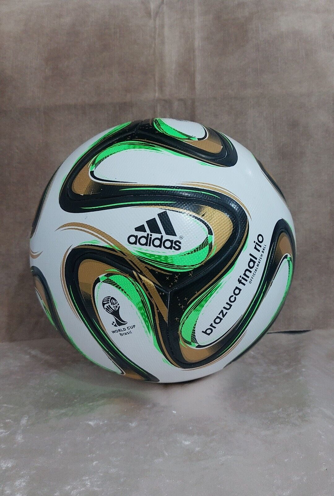 Rio Final Brazuca Football Soccer Ball Size 5 Thermal bonded