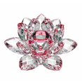 thumbnail image 1 of Amlong Crystal Hue Reflection Lotus Flower with Gift Box, 5 inch, Red, 1 of 4