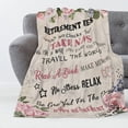 thumbnail image 3 of Retirement Blanket Gifts for Women Men, Farewell Gifts Going Away Gift, Soft Retirement Rules Throw Blanket Goodbye Gifts for Coworkers Teacher Nurses Retired Friends Leaving Gift Blanket, 3 of 5