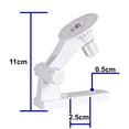 thumbnail image 3 of Soporte Base Para Cámaras de Seguridad CCTV Universal Zinker Plástico Blanco, 3 of 5