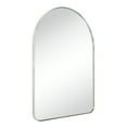 thumbnail image 5 of TEHOME Brushed Nickel Arched Bathroom Mirror, 24x36 inches, Metal Frame Wall, 5 of 7