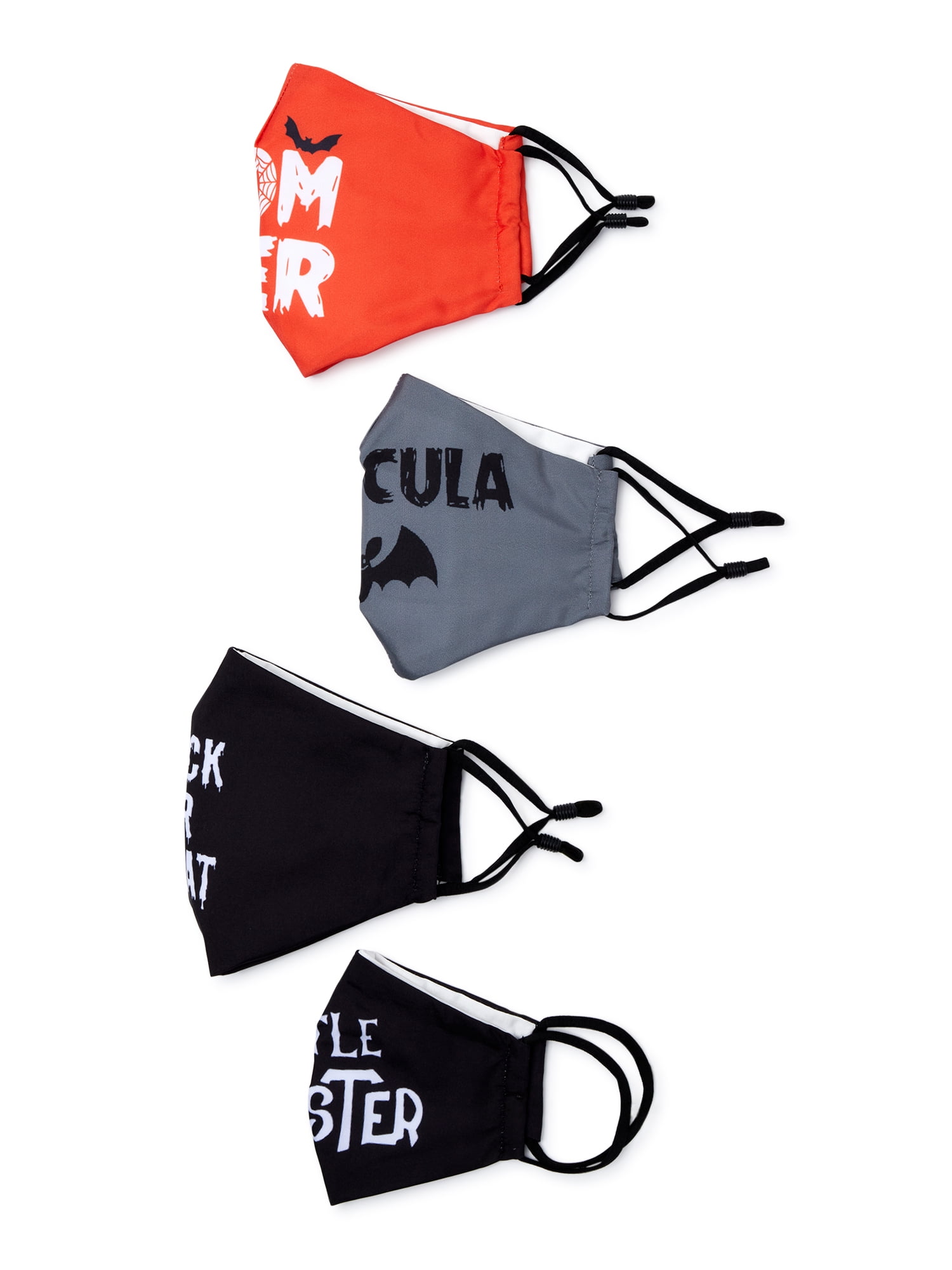 Adults/Kids Halloween Face Mask, 4Pack