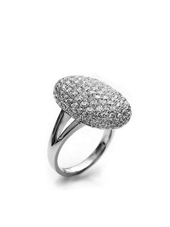 Vampire Twilight Bella's Full Drill Sparkling Crystsal Band Ring Silver Plated Cubic Zirconia Souvenir Daylight Rings New Moon Breaking Dawn Bridal Engagement Wedding Finger Bands for Women Ladies