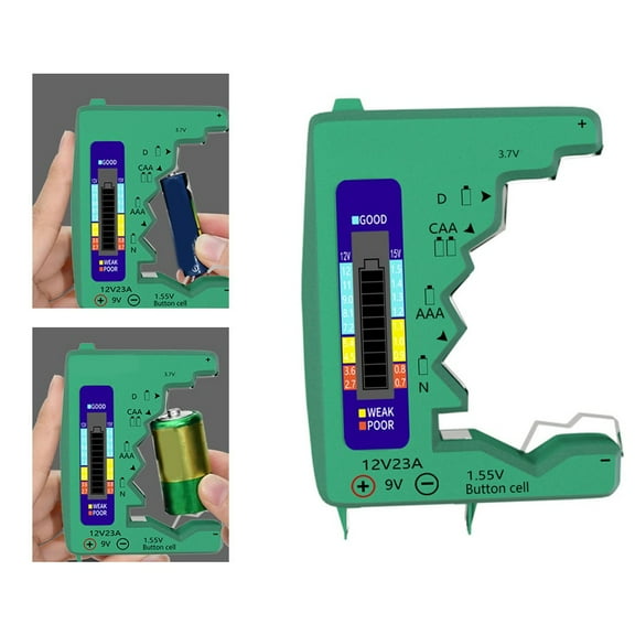 Battery Tester With Lcd Display Digital For Aa Aaa C D N Battery Capacity Check