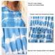 thumbnail image 4 of Mamelucos De Manga Corta Para Mujer, Mamelucos Cortos Casuales Transpirables Con Cuello Redondo Fibra De Poliéster Para El Ocio Cergrey Rayas Azules M, 4 of 8