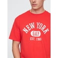 thumbnail image 3 of Camiseta de Punto con Logo Gráfico para Hombre GAP Rojo XL, 3 of 4