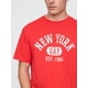 thumbnail image 3 of Camiseta de Punto con Logo Gráfico para Hombre GAP Rojo XL, 3 of 4