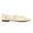 Ivory, variant on Women Comfy Closed Round Toe Braided Ballet Flats Slip on Bowtie Ballerina Shoes for Dancing Ballroom Daily Size 16 Orange