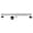 Chrome, variant on Kingston BSF2420 Watercourse 24-Inch Stainless Steel Linear Shower Drain with Reversible Tile Insert and Flat Grate in Matte Black