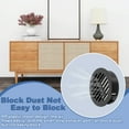 thumbnail image 5 of Uxcell Round Soffit Vents 3 inch, 6Pcs Black Plastic 80mm Soffit Vent Cover, 5 of 7