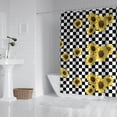 thumbnail image 2 of Waterproof Cute Sunflower Colorful Shower Curtain 72x72 Inch Boho Style Polyester Unique Shower Curtain for Bathroom Hotel Home Decor with 12 Plastic Hooks, 2 of 5