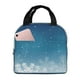 thumbnail image 1 of Easygdp Christmas Snowflakes Bolsa Térmica Premium - Tela Oxford Impermeable, Gran Capacidad, Bolsillo Frontal, Unisex para Trabajo, Escuela, Actividades al Aire Libre y Picnics, 1 of 8