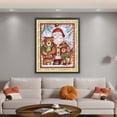 thumbnail image 2 of Hilo Algodón Ecológico Bordado Punto Cruz Papá Noel Impreso 11CT 50x60cm, 2 of 9