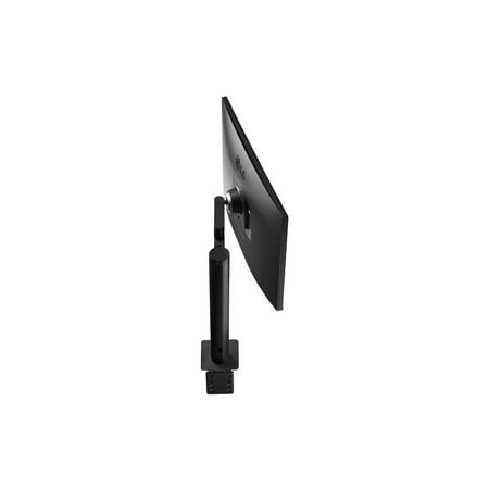 LG - 27” Ergo IPS QHD Monitor with Ergonomic Stand & C-Clamp - Black