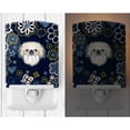 thumbnail image 2 of Caroline's Treasures BB5072CNL Blue Flowers Pekingese Ceramic Night Light, 6x4x3", multicolor, 2 of 2