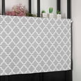 thumbnail image 6 of Light Gray Valances for Windows Farmhouse Kitchen Curtains Valances Rod Pocket Valance Curtains for Kitchen Windows Minimalist Boho Abstract Ethnic Motifs Window Valances for Bathroom Bedroom 42"x18", 6 of 6