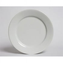Tuxton China ALA-054 Alaska 5.5 in. Rolled Edge Plate - Porcelain White  - 3 Dozen